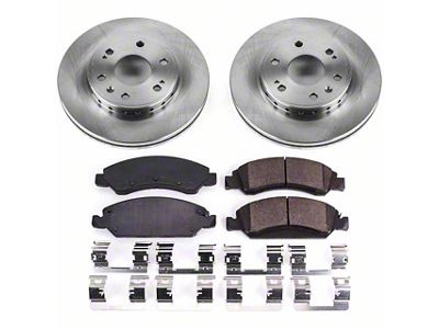 PowerStop OE Replacement 6-Lug Brake Rotor and Pad Kit; Front (08-20 Tahoe Police)