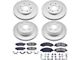 PowerStop Z17 Evolution Plus 6-Lug Brake Rotor and Pad Kit; Front and Rear (08-14 Tahoe, Excluding Police)