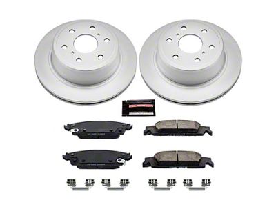 PowerStop Z17 Evolution Plus 6-Lug Brake Rotor and Pad Kit; Rear (15-20 Tahoe)