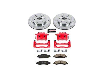PowerStop Z23 Evolution Sport 6-Lug Brake Rotor, Pad and Caliper Kit; Front (08-20 Tahoe Police, SSV)
