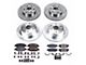 PowerStop Z23 Evolution 6-Lug Brake Rotor and Pad Kit; Front and Rear (15-20 Tahoe Police, SSV)