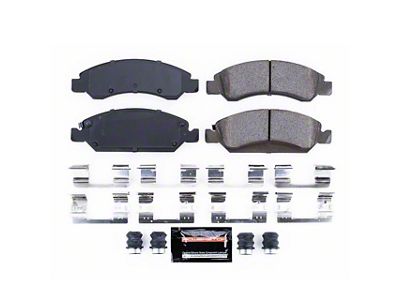 PowerStop Z23 Evolution Sport Carbon-Fiber Ceramic Brake Pads; Front Pair (08-20 Tahoe, Excluding Police)