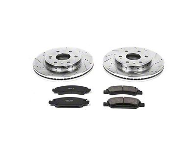 PowerStop Z23 Evolution Sport 6-Lug Brake Rotor and Pad Kit; Front (08-20 Tahoe Police)