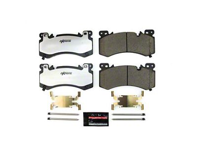 PowerStop Z36 Extreme Truck and Tow Carbon-Fiber Ceramic Brake Pads; Front Pair (21-24 Tahoe Police)