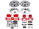 PowerStop Z36 Extreme Truck and Tow 6-Lug Brake Rotor, Pad and Caliper Kit; Front and Rear (15-20 Tahoe Police, SSV)