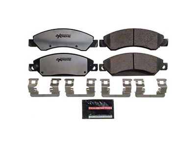 PowerStop Z36 Extreme Truck and Tow Carbon-Fiber Ceramic Brake Pads; Front Pair (2007 Tahoe)