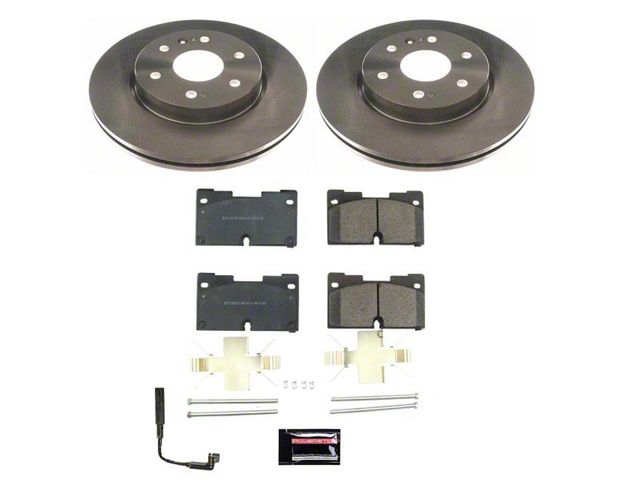 PowerStop OE Replacement 6-Lug Brake Rotor and Pad Kit; Front (21-24 Yukon)