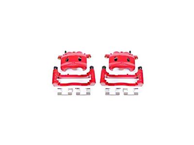 PowerStop Performance Front Brake Calipers; Red (2007 Yukon)