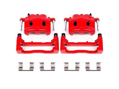 PowerStop Performance Front Brake Calipers; Red (08-20 Yukon)