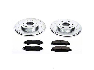 PowerStop Z23 Evolution Sport 6-Lug Brake Rotor and Pad Kit; Front (2007 Yukon)