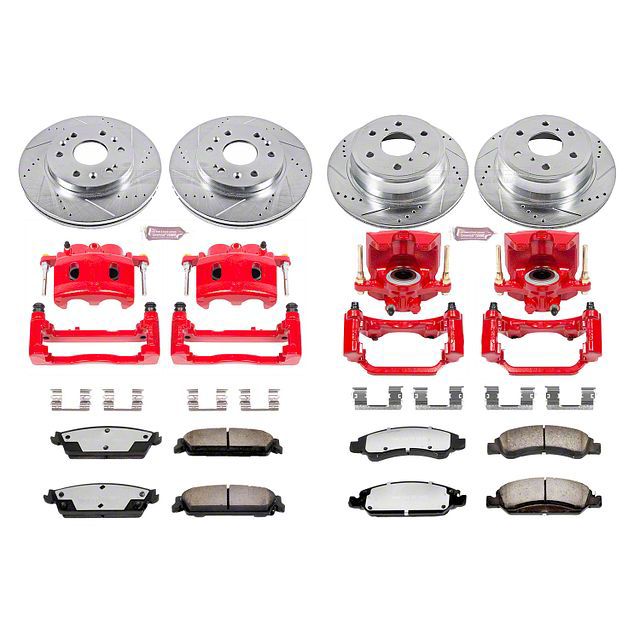 Power Stop KC5875A-36 Brake Kit With Caliper (Rear Truck And Tow), 1 Pack