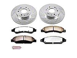 PowerStop Z36 Extreme Truck and Tow 6-Lug Brake Rotor and Pad Kit; Front (2007 Yukon)