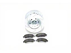 PowerStop Z36 Extreme Truck and Tow 6-Lug Brake Rotor and Pad Kit; Front (08-20 Yukon)