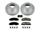PowerStop Z17 Evolution Plus 8-Lug Brake Rotor and Pad Kit; Front (13-22 4WD F-250 Super Duty)