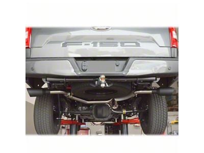 PPE Dual Exhaust System with Polished Tubes and Black Ceramic Tips; Side Exit (15-20 3.5L EcoBoost F-150, Excluding Raptor & 19-20 Limited)