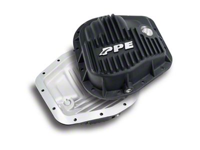 PPE 9.75-Inch Heavy-Duty Cast Aluminum Rear Differential Cover; Black (97-25 F-150)