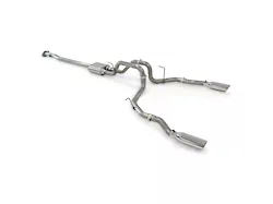 PPE Dual Exhaust System with Raw Tubes and Polished Tips; Rear Exit (11-14 5.0L F-150)
