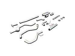 PPE Dual Exhaust System with Raw Tubes and Polished Tips; Side Exit (15-20 5.0L F-150)