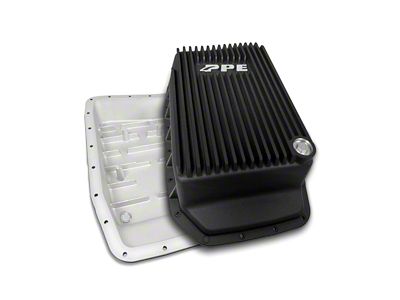 PPE Heavy-Duty Cast Aluminum Deep Transmission Pan; Black (09-17 F-150 w/ 6R80 Transmission)