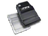 PPE Heavy-Duty Cast Aluminum Deep Transmission Pan; Black (17-26 F-150 w/ 10R80 Transmission)