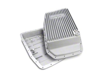 PPE Heavy-Duty Cast Aluminum Deep Transmission Pan; Raw (09-17 F-150 w/ 6R80 Transmission, Excluding 15-17 5.0L)