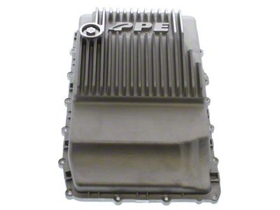 PPE Heavy-Duty Cast Aluminum Deep Transmission Pan; Raw (17-20 F-150 w/ 10R80 Transmission)