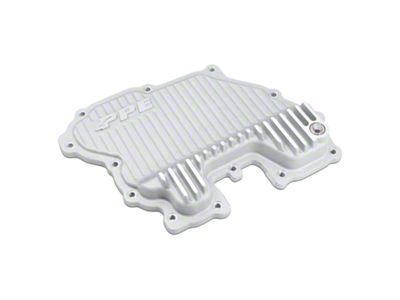 PPE Heavy Duty Cast Aluminum Engine Oil Pan; Brushed (18-25 3.0L Powerstroke F-150)