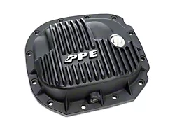 PPE Heavy Duty Cast Aluminum Rear Differential Cover; Black (15-24 F-150)