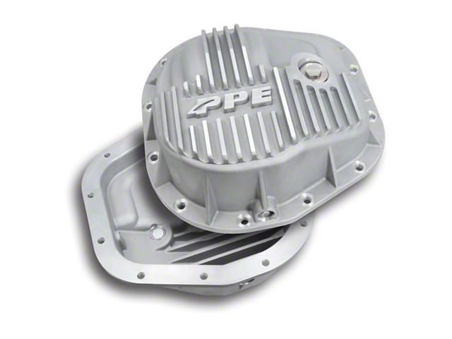 PPE 10.25-Inch/10.50-Inch Heavy Duty Cast Aluminum Rear Differential Cover; Raw (11-24 F-250 Super Duty)