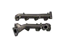 PPE Exhaust Manifolds; Raw (20-26 6.7L Powerstroke F-250 Super Duty)
