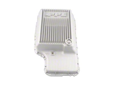 PPE Heavy-Duty Cast Aluminum Transmission Pan; Black (20-26 6.2L, 7.3L F-250 Super Duty w/ 10R140 Transmission)