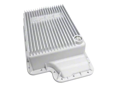PPE Heavy-Duty Cast Aluminum Transmission Pan; Raw (03-10 6.0L, 6.4L Powerstroke F-250 Super Duty)
