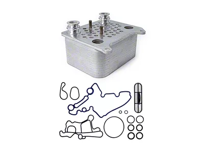 PPE Heavy-Duty Replacement Oil Cooler and Gasket Kit (03-07 6.0L Powerstroke F-250 Super Duty)