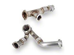 PPE OEM Style Replacement High Flow Up-Pipes (03-04 6.0L Powerstroke F-250 Super Duty w/ Round EGR Cooler)
