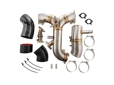 PPE Zilla Intake Manifold and Turbo Inlet Upgrade Kit; Brushed (20-26 6.7L Powerstroke F-250 Super Duty)