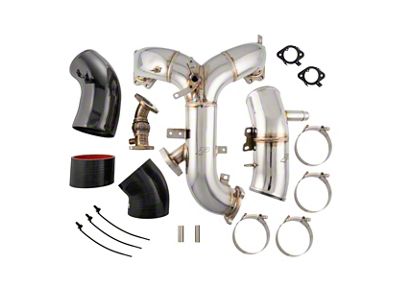 PPE Zilla Intake Manifold and Turbo Inlet Upgrade Kit; Polished (20-26 6.7L Powerstroke F-250 Super Duty)