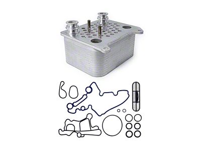 PPE Heavy-Duty Replacement Oil Cooler and Gasket Kit (03-07 6.0L Powerstroke F-350 Super Duty)