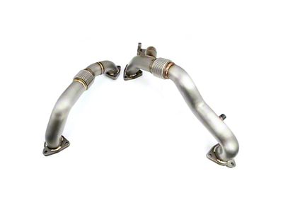 PPE OEM Style Replacement High Flow Up-Pipes (08-10 6.4L Powerstroke F-350 Super Duty)