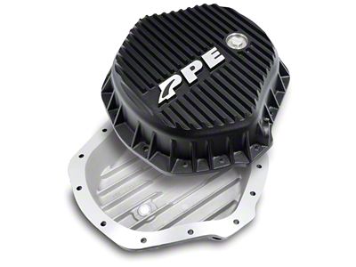 PPE Heavy-Duty Aluminum Rear Differential Cover; Black (03-10 RAM 2500)