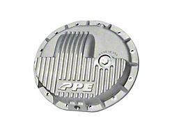 PPE Heavy-Duty Cast Aluminum Front Differential Cover; Brushed (14-25 6.7L RAM 2500)