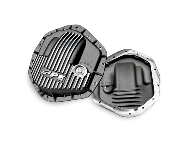 PPE Heavy-Duty Cast Aluminum Rear Differential Cover; Brushed (03-10 RAM 3500)