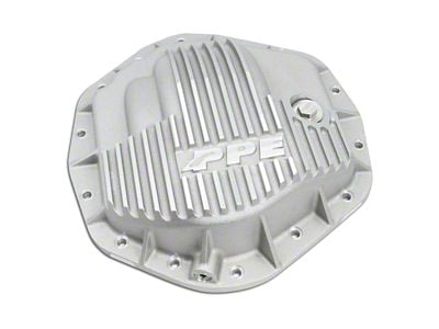 PPE Heavy-Duty Cast Aluminum Rear Differential Cover; Raw (03-10 RAM 3500)