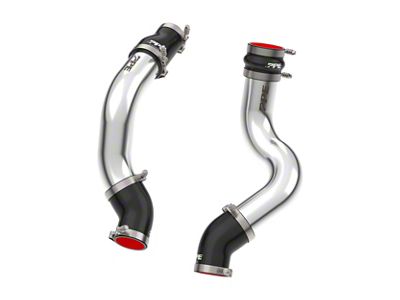 PPE Intercooler Charge Pipe Kit; Polished (19-26 6.7L RAM 3500)