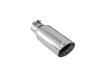 PPE 4-Inch Exhaust Tip; Polished (Fits 2.50-Inch Tail Pipe)