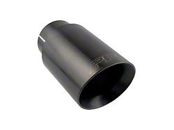 PPE 3-Inch Exhaust Tip; Black (Fits 3-Inch Tail Pipe)