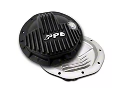 PPE GM 8.50-Inch Heavy-Duty Aluminum Rear Differential Cover; Black (99-13 Sierra 1500)