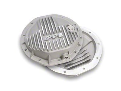 PPE GM 8.50-Inch Heavy-Duty Aluminum Rear Differential Cover; Brushed (99-13 Sierra 1500)