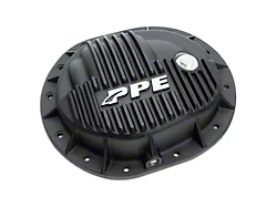 PPE GM 9.76-Inch Heavy-Duty Aluminum Rear Differential Cover; Black (14-24 Sierra 1500)
