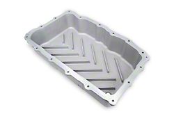 PPE Heavy-Duty Cast Aluminum Transmission Pan; Black (20-25 3.0L Duramax Sierra 1500 w/ 10L80 Transmission)