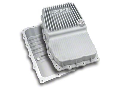 PPE Heavy-Duty Deep Aluminum Transmission Pan; Raw (19-24 Sierra 1500 w/ 10L80 Transmission)